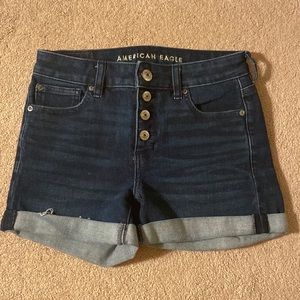 Never worn short American Eagle jean shorts.